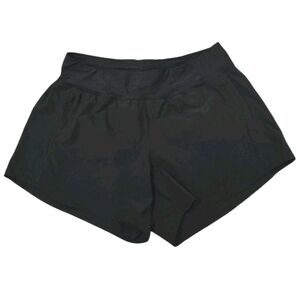 Lands End Plus Black Swim Shorts Size 20W Built In Briefs